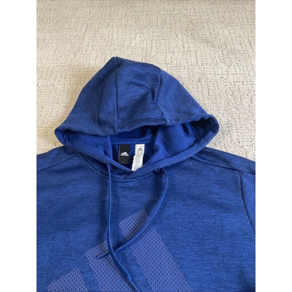 Adidas Men's Blue Pullover Logo Hoodie Size Small.EUC - Picture 10 of 11